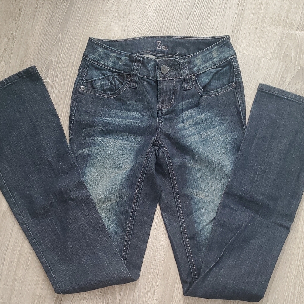 Zico Women's Blue Bell Bottom Jeans